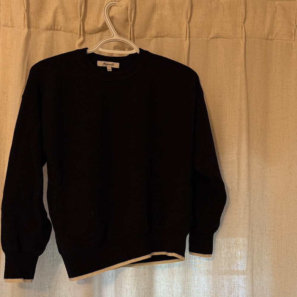 Madewell Black Crewneck Sweater